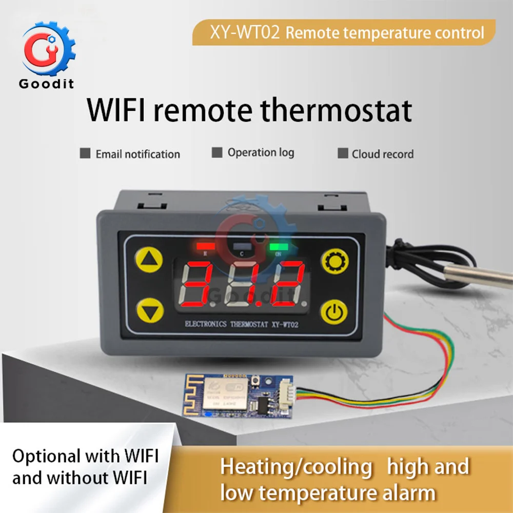 

WT02 Remote WIFI Thermostat High Precision Temperature Controller Module Without WiFi Communication/with WiFi Communication