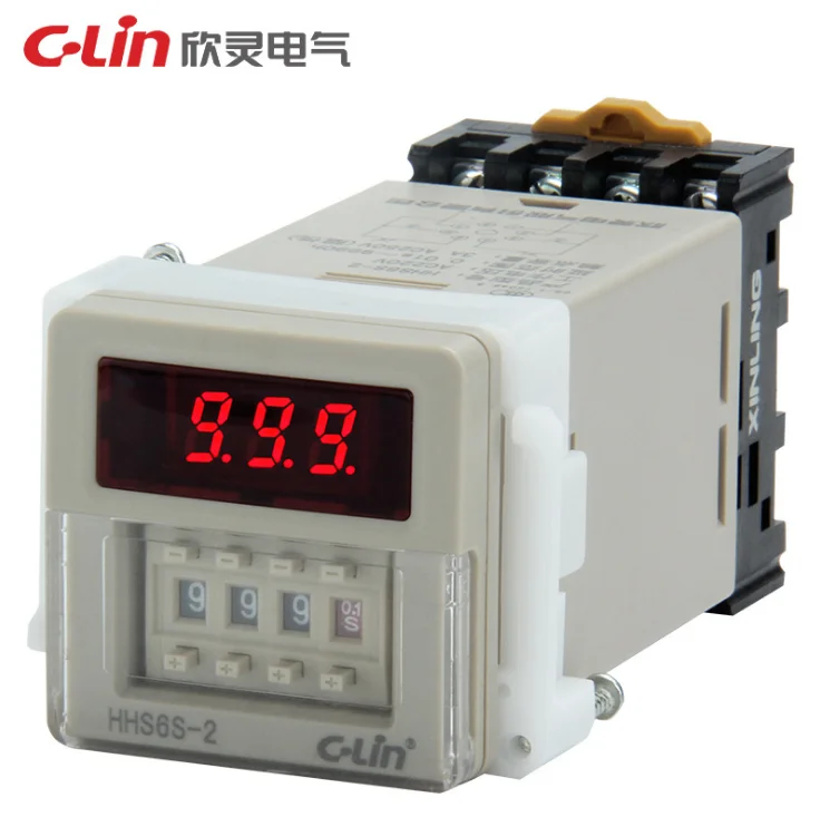 

C-Lin HHS6S-2 Original Time Relay (is JSS20-48AMS JSS21-A Updated version) 0.01s~9990h