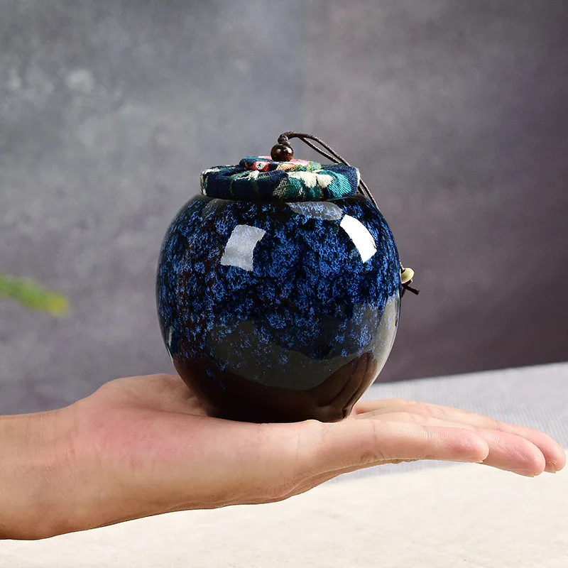 السيراميك رماد جرة حامل الحيوانات الأليفة التذكارية جنازة رماد جرة جرة لحرق الإنسان تذكار Pal النعش ختم التخزين #5