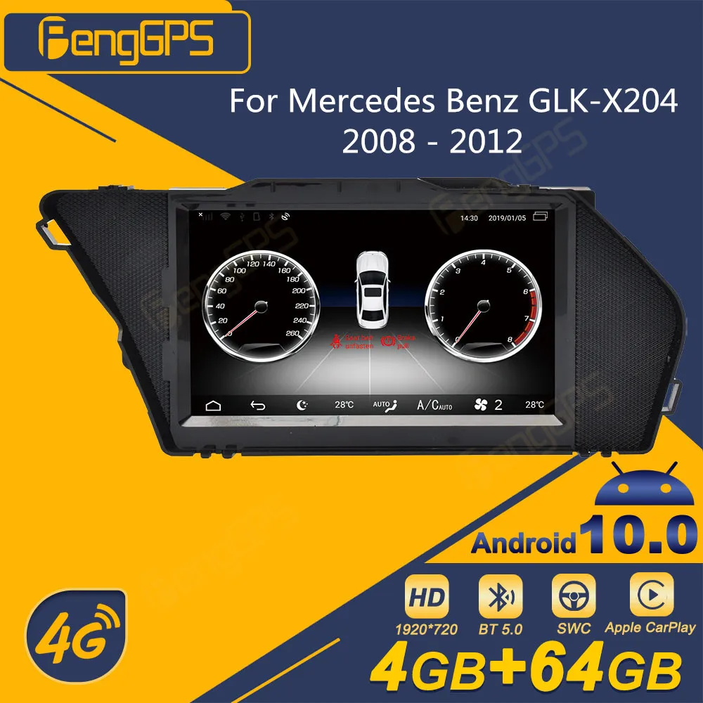 

For Mercedes Benz GLK-X204 2008 - 2012 Android Car Radio 2 Din Stereo Receiver Autoradio Multimedia DVD Player GPS Navigation