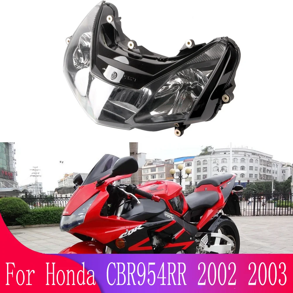 

For Honda CBR 954 RR/CBR 954RR/CBR954RR 2002 2003 Motorcycle Accessories Front Headlight Headlamp Head Light Lighting Lamp 02-03