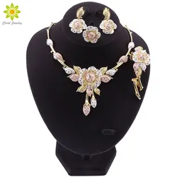 Fashion Dubai Jewelry Set luxury Wedding Bridal Gifts Nigeria African jewelry Sets Wholesale Accessories