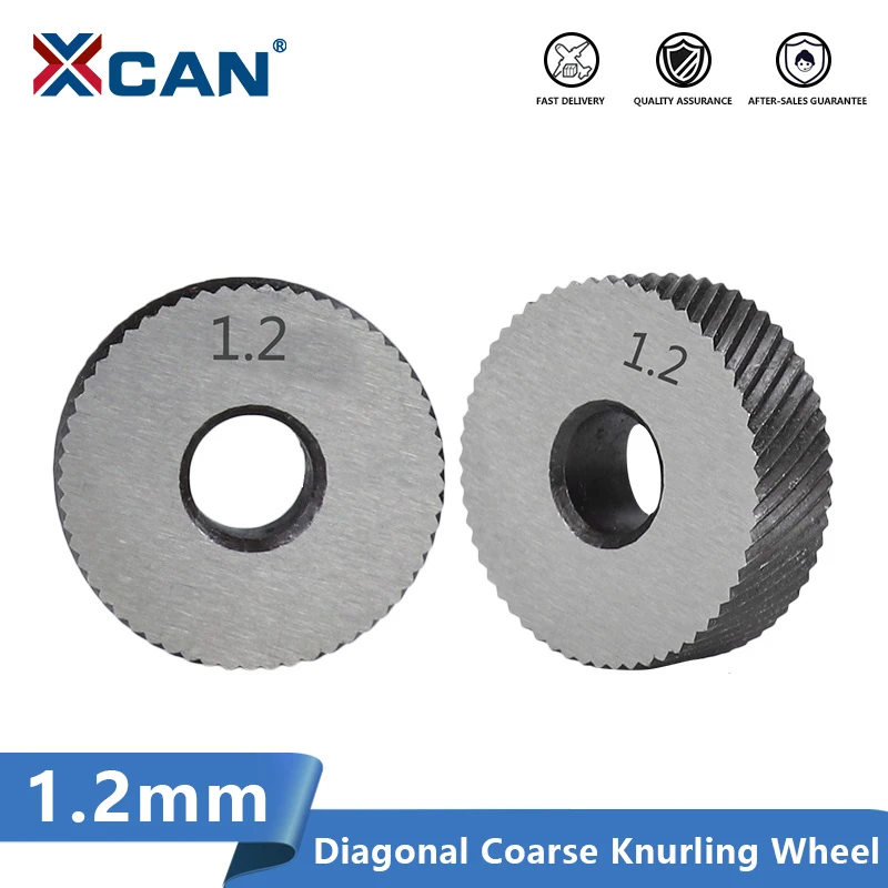 Xcan Ferramenta de Serrilhamento da Roda Peças de 1.2 mm Diagonal Roda de Serrilhamento Grossa