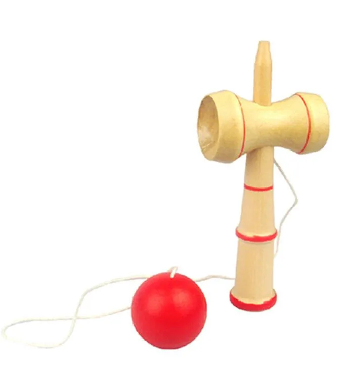 Wooden Kendama Coordinate Ball Japanese Traditional Skillful Juggling Wood Game Balls Bilboquet Skill Educational Toys