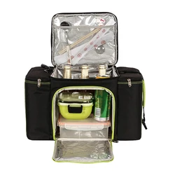 Bag Insulated Thermal Cooler Bag Picnic Lunch Tote Pouch Women Portable Food Refrigerator Bags Insulation Organizer Accessories