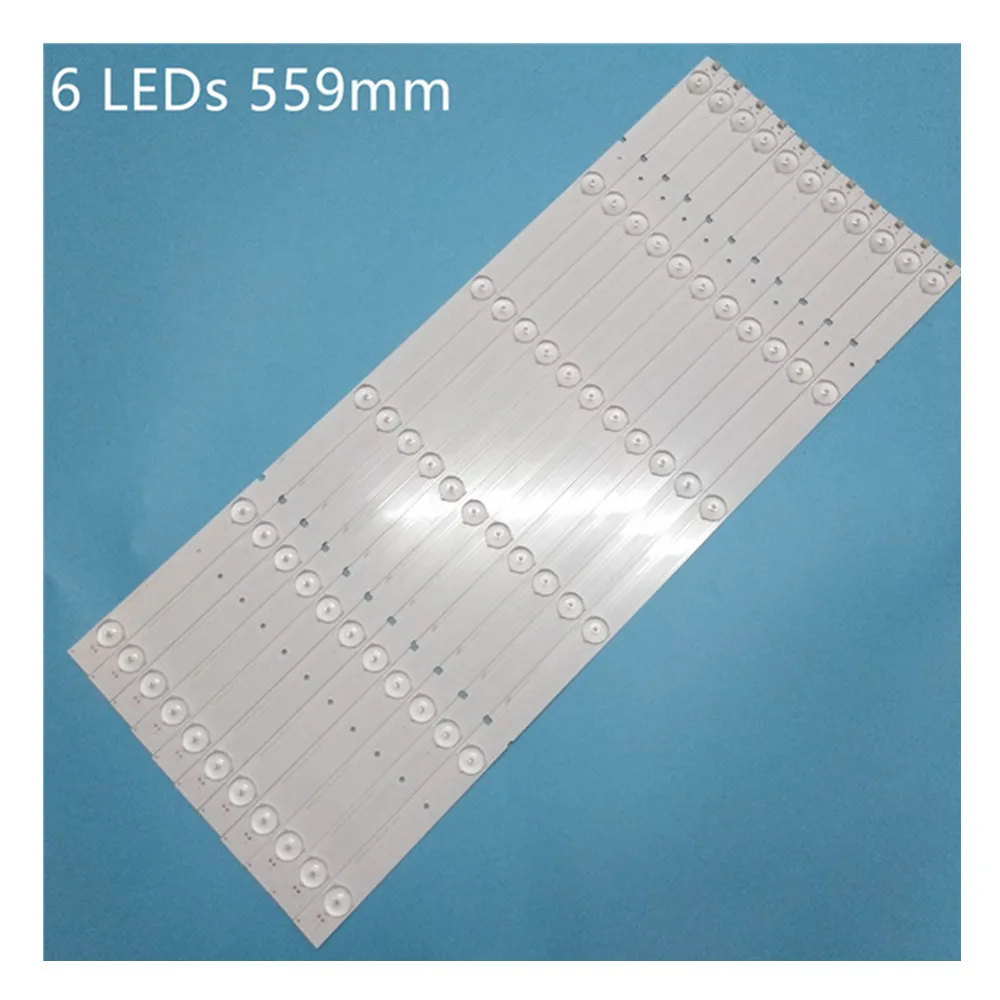 100% New 11pcs/Kit LED strips for HISENSE 50 TV 50H3 50K22DG LED50EC280JD HD500DF B57 S0 SVH500A22 REV05 6LED 131113