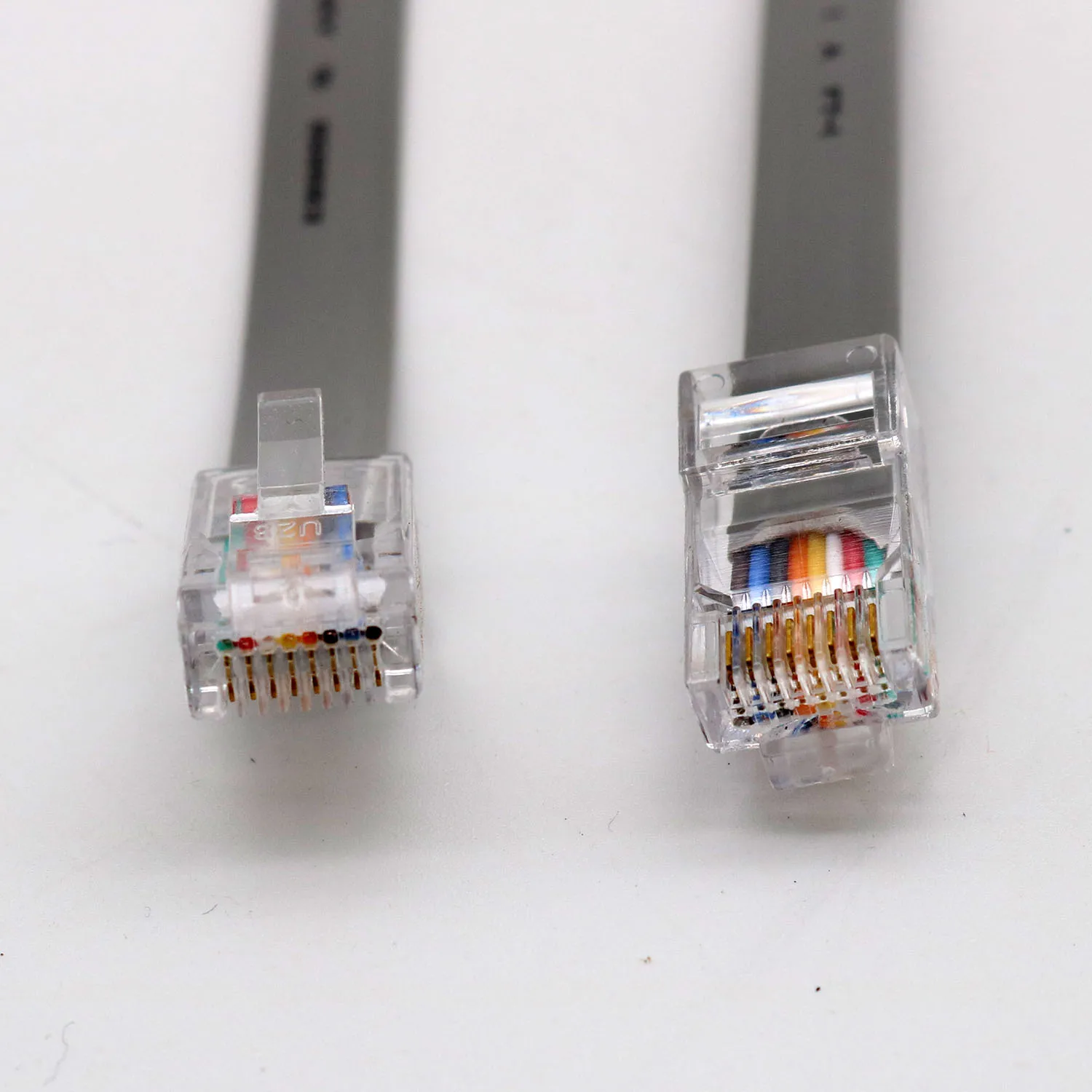 1pc Cat5E kabel ethernet LAN ekranowana sieć RJ45 płaski Patch kabel internetowy przewód do komputera Laptop 20cm szary