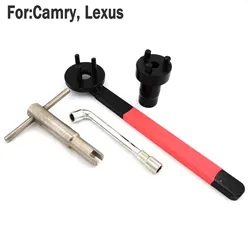 Auto A/C Compressor Clutch Sucker Disassembly Tools For Camry Lexus / Magnetic Sucker Manual Pneumatic Removal Wrench Tools Kit