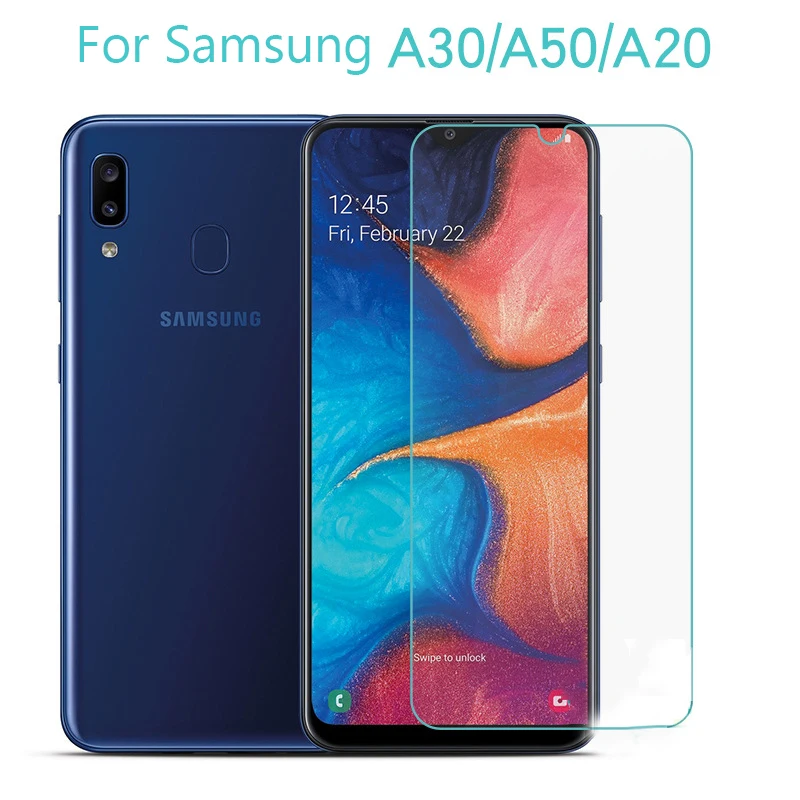 

Защитное стекло для экрана Samsung Galaxy A20 A30 SM-A305F SM-A205F закаленное стекло для Samsung A50 стеклянная фотопленка для телефона