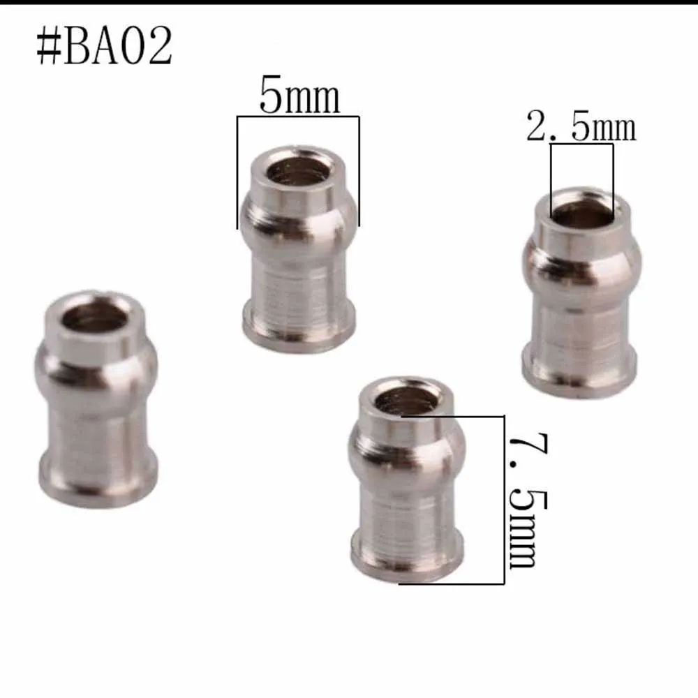 4pcs Steering Plate C-Hub Bushing Sleeves Ball Head Of Shock Absorber Damper for 1:8 & 1:10 & 1:18 HSP Himoto Rc Model Car