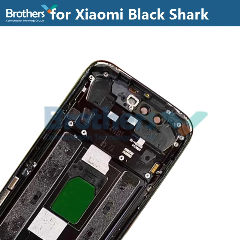 Imagem -04 - Tampa da Bateria para Xiaomi Black Shark Tubarão Bateria Tampa com Lente da Câmera Tampa Traseira de Vidro Reparação