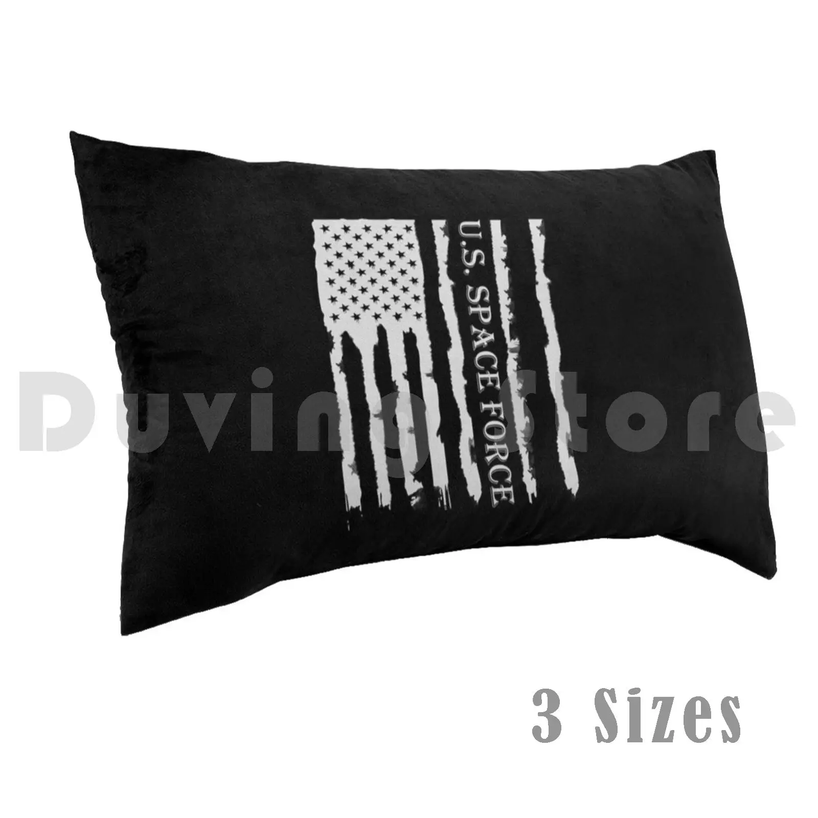 U.s. Space Force American Usa Flag Pillow Case Printed 50x75 Force Star The Force Awakens Galaxy Jedi Air