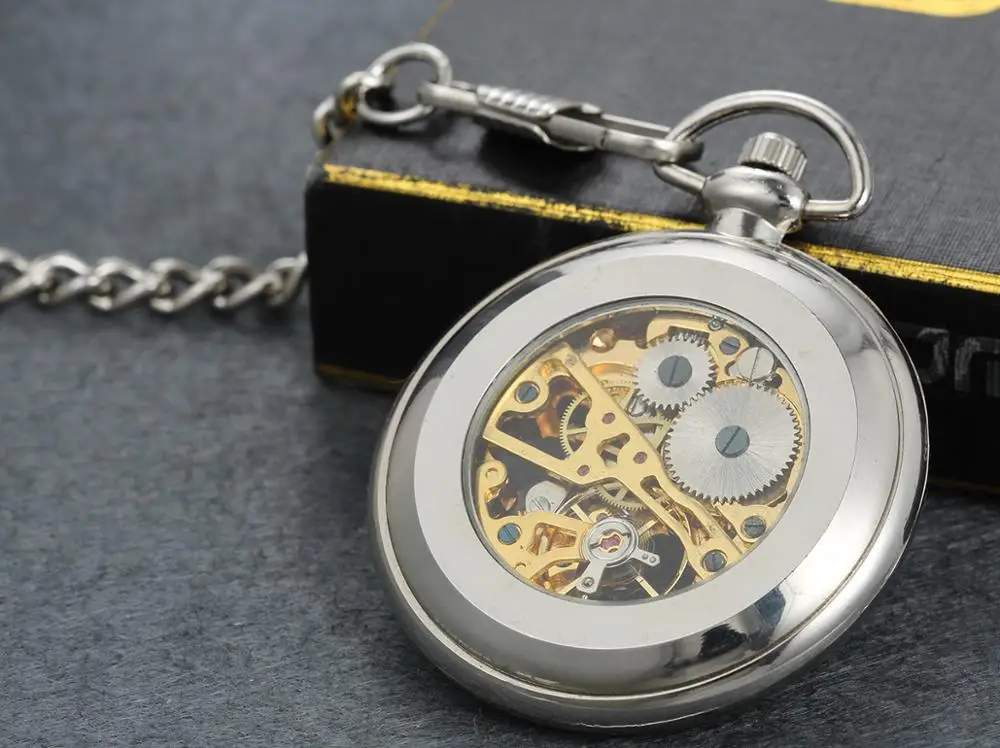 LANCARDO Vintage Hand Wind Mechanicalนาฬิกาสำหรับผู้ชายนาฬิกาจี้สร้อยคอโซ่กระเป๋าโซ่Reloj De Bolsillo