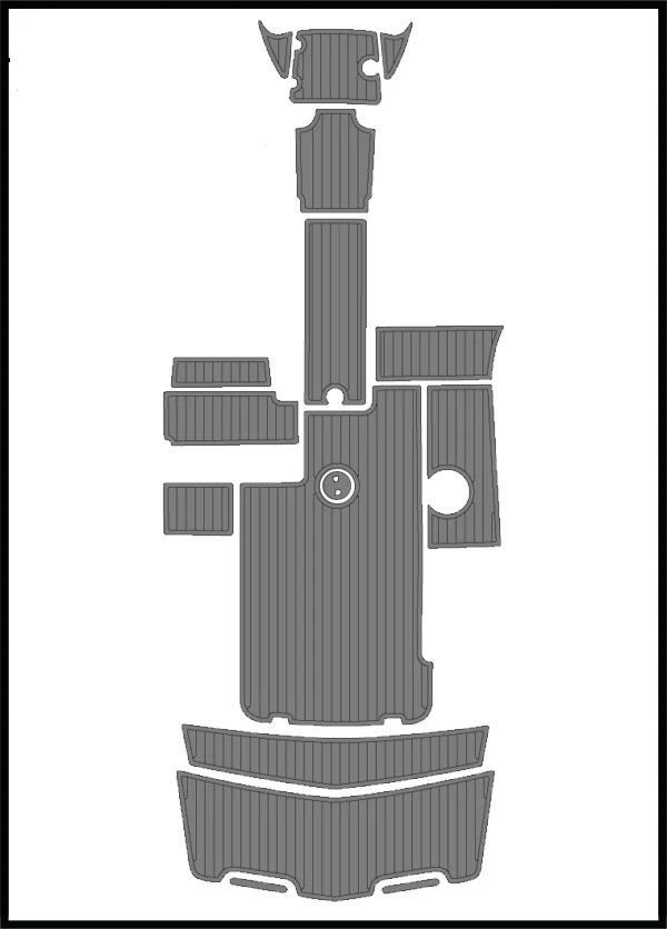 Marine deck fleet Mastercraft X35 swim platform pad cockpit eva foam boat decking