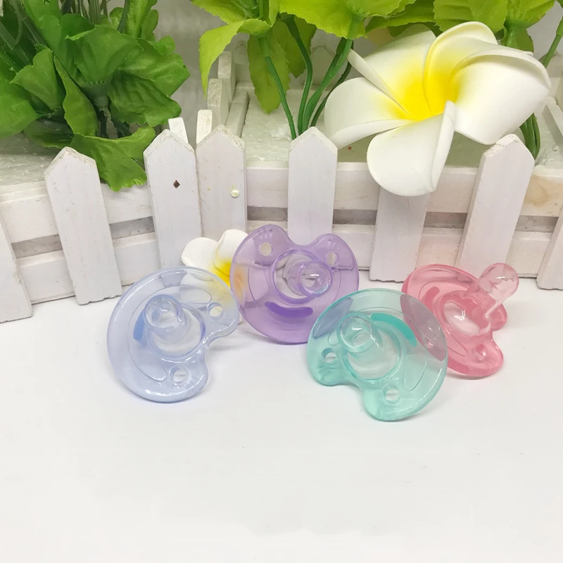 

Newborn Baby Dental Care Pacifier Sleeping Baby Silicone Thumb Play Mouth Notched Pacifier Dummy Nipple Pacifier 1pc