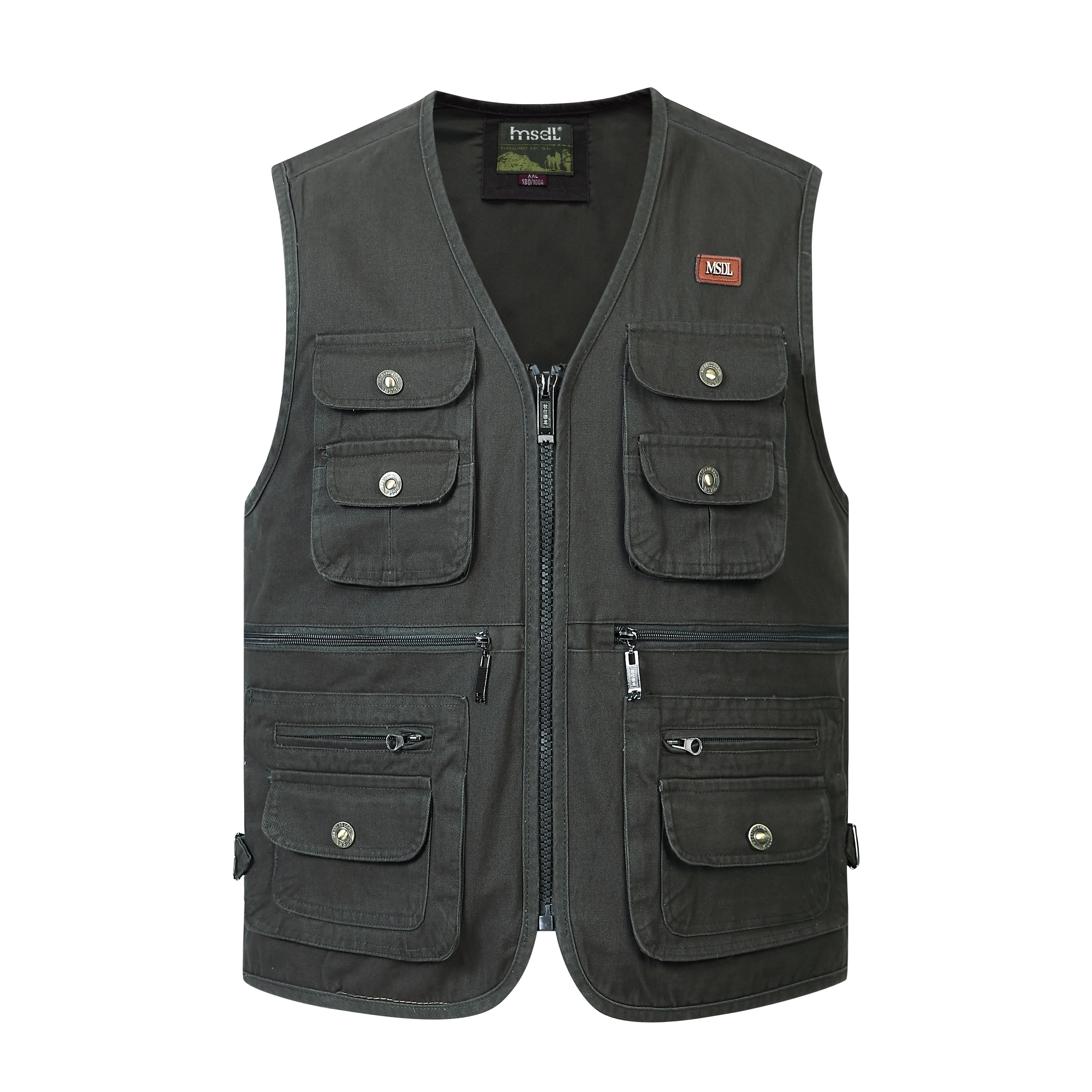 Plus Size S-4XL Tactical Masculine Waistcoat Male Multi Pocket Unloading Sleeveless Vest Photographer Reporter Summer Jacket
