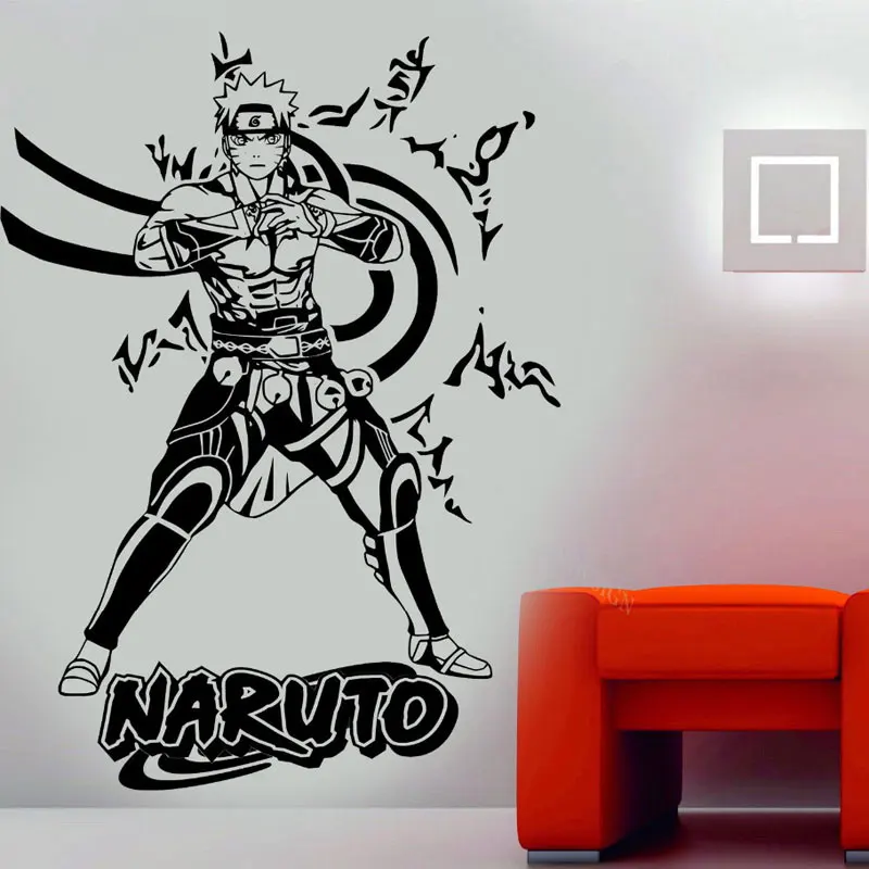 Japanese Anime Manga Wall Art Decal High Quality Vinyl Wall Stickers For Kids Room Boy Bedroom Nursery Home Decor  E548