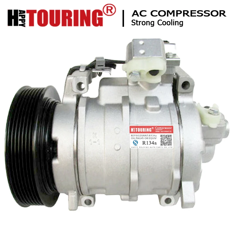 10SR15C A/C AC Compressor For 2008-2012 Honda Accord 14-15 Crosstour 38810R40A01 38810-R40-A01 447260-6960 4472606960 CO 11224C