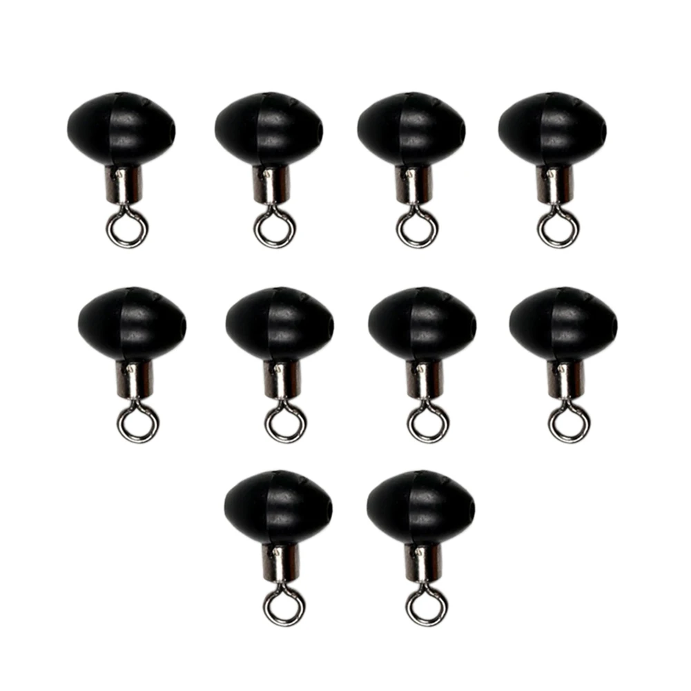 10pcs Fishing Tackle Running Ledger Zip Slider Beads Swivels Zig Pulley Clip Line Rigs Professional Fishing Tackle Tool