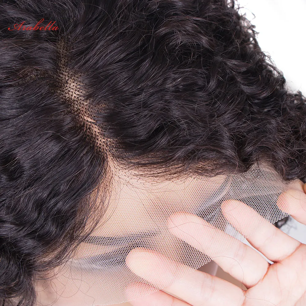 أرابيلا الدانتيل أمامي موجة المياه 13x4 الدانتيل الشفاف أمامي الأذن إلى الأذن ريمي 100% الشعر البشري أرابيلا ريمي 4x4 الدانتيل إغلاق