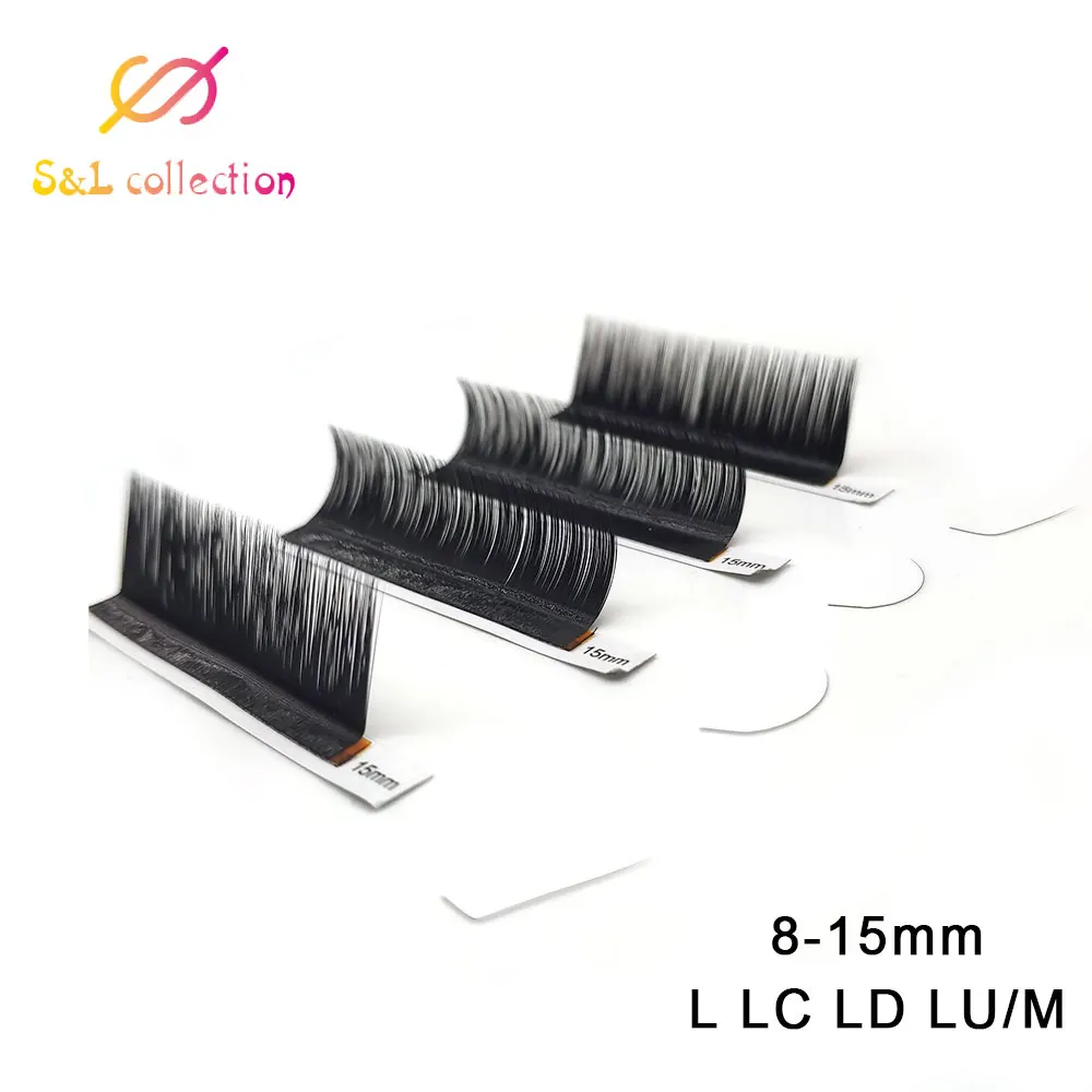 L//LC/LD/M curl Eyelashes Makeup Eyelash Extension Bloom Auto Fans Eyelash Easy Fanning Lashes Auto Fan Magnetic Camellia Beauty