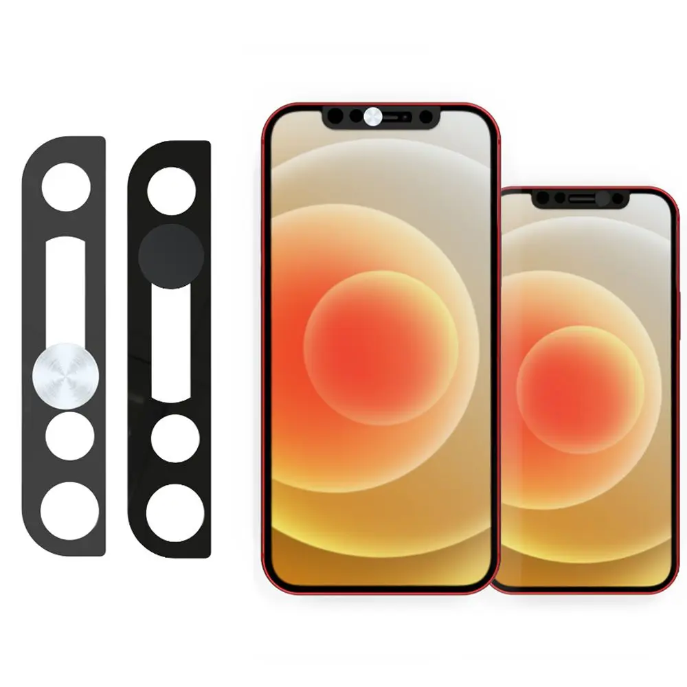 Front Camera Slider Webcam Cover Lens Sticker For iPhone X XS 11 12 ProMax Mini Phone Lens Privacy Cap Accessories