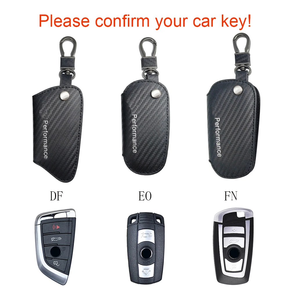 Genuine Car Leather Key Case M Performance Keychain For Bmw X1 X3 X4 X5 X6 F30 G30 F10 F20 GT E60 E61 E91 E92 E93 F07 M5 335 535