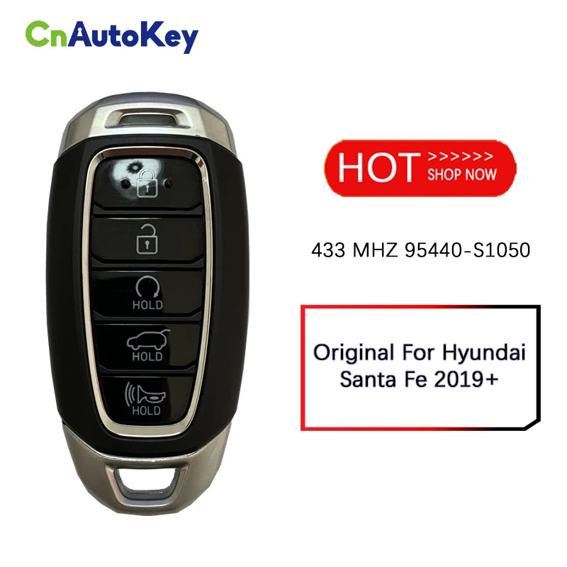 CN020168 Part Number 95440-S1050 Keyless Go For Hyundai Santa Fe 2019+ Smart Key 5 Buttons 433MHz