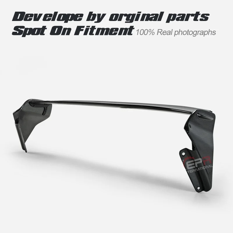 

GP Style Carbon Fiber Black Glossy Finished For Mini F56 Rear Spoiler Wing with adjustable blade Exterior accessories body kit