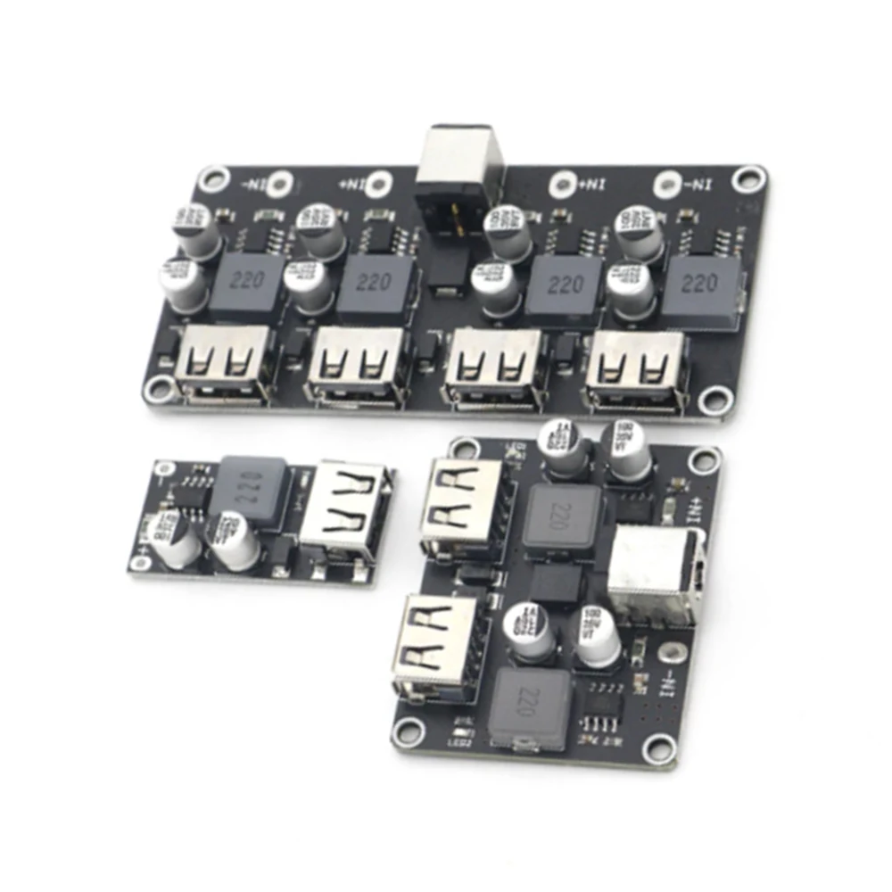 1PCS USB QC3.0 QC2.0 USB DC-DC Buck Converter Charging Step Down Module 6-32V 9V 12V 24V to Fast Quick Charger Circuit Board 5V