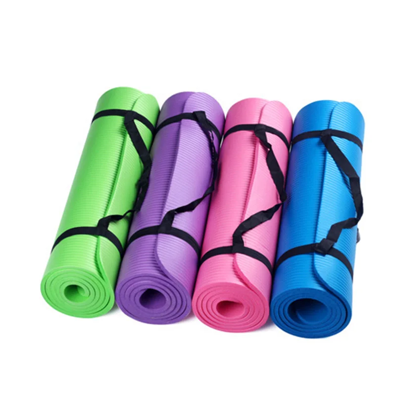 Multi-functional Healthy Sports Handsome Body Tasteless NBR Yoga Thickening Environmentally Friendly Rubber Sports Mat