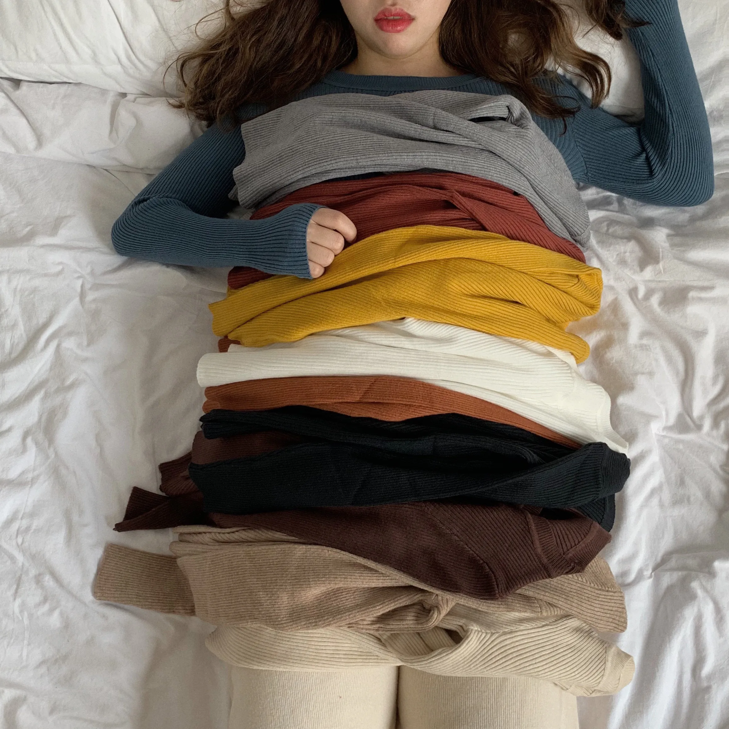 gkfnmt Knitted Female Vintage Pull Femme Long Sleeve Woman Winter Sweater 2021 Pullovers Fall Basic Warm Knitted Female Seaters