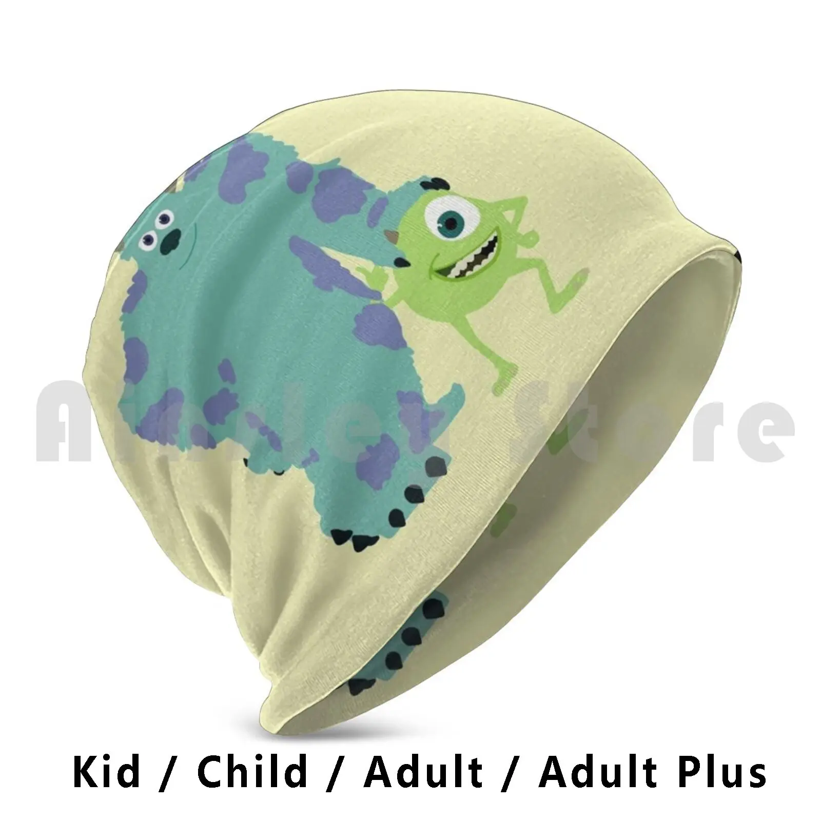 Mike & Sulley Beanies Knit Hat Hip Hop Pixar World Walt World Pixar Pier Cartoon Movie Movie Character