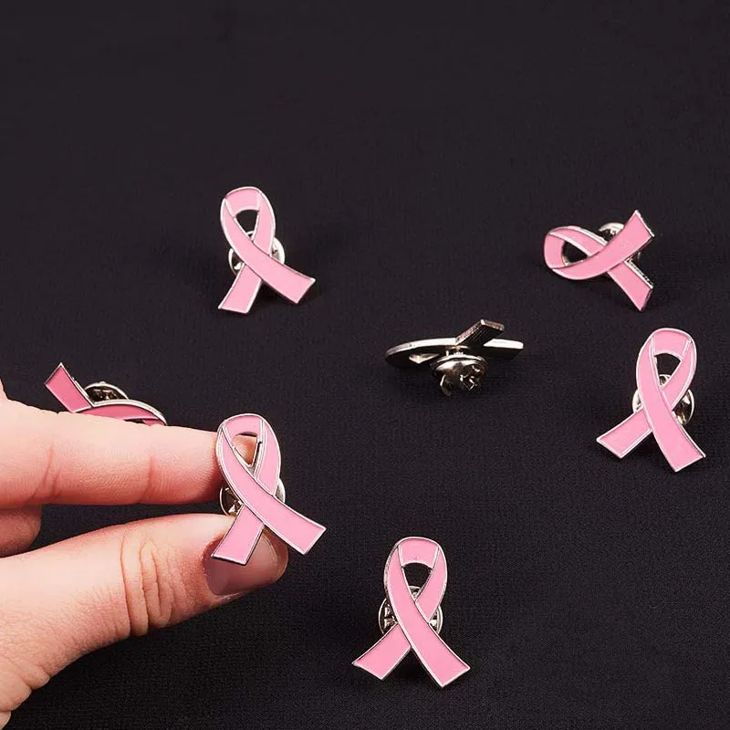 Jewelry Official Pink Ribbon Breast Cancer Awareness Lapel Pin (1 Pin)