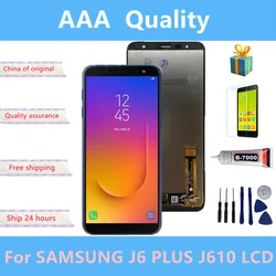 Tested  6.0'' LCD For Samsung J6 PLUS J610 J610F J610FN Display LCD Screen replacement for Samsung J610F display screen