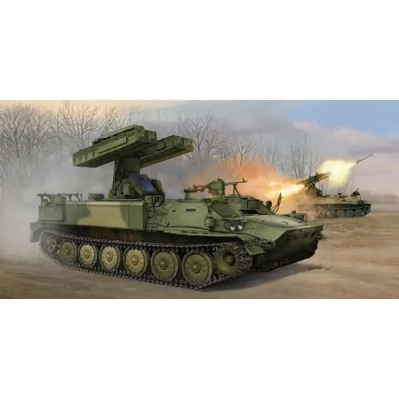 Trumpeter 05554 1/35 9K35 Strela-10 SA-13 Gopher Surface-to-Air Missile System - Scale Model Kit