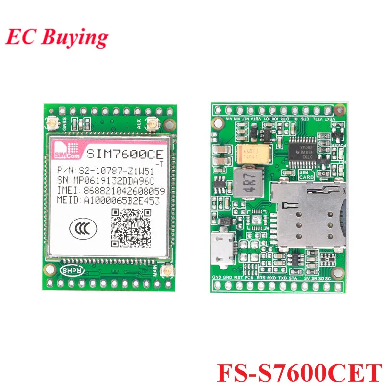 4G Modul Entwicklung Core Board LTE A7670C SIM7600CE Air720D Air720H EC20 GPS Position Wifi Drahtlose Unterstützung FTPS/HTTPS/DNS – Detail 8