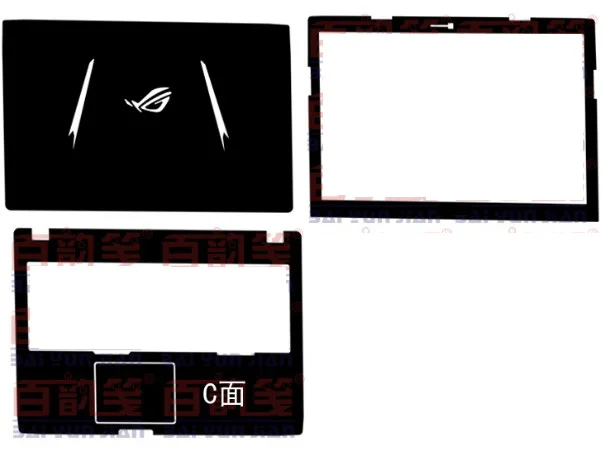 Película adesiva pré-cortada para ASUS G55 G55VW GL553 GL553VW GL551 GL551JW G551 G551J G501 G501JW FX553V FX553 ZX53