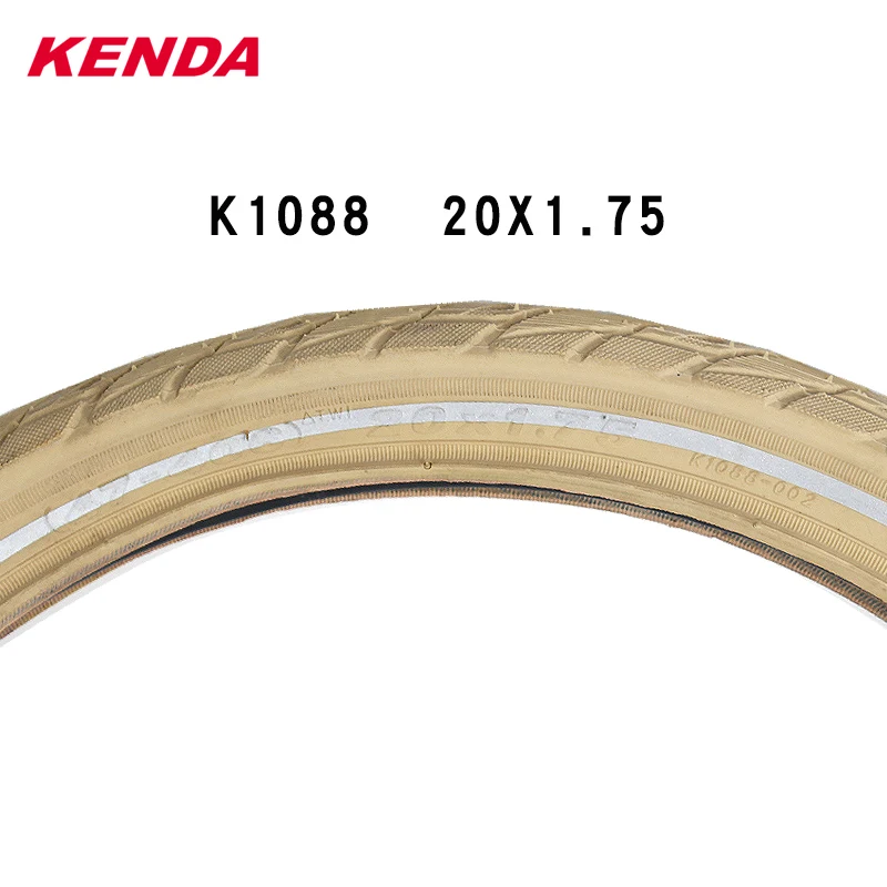 KENDA Electric Bicycle Tire k1088 47-406 20*1.75 Color 406 Small Diamete Stab Proofr With Reflective Strip Tyre