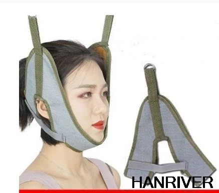 

Cervical Traction Belt Home Neck Stretching Fixing Belt Neck Hanging Adult and Children Traction Head Cover