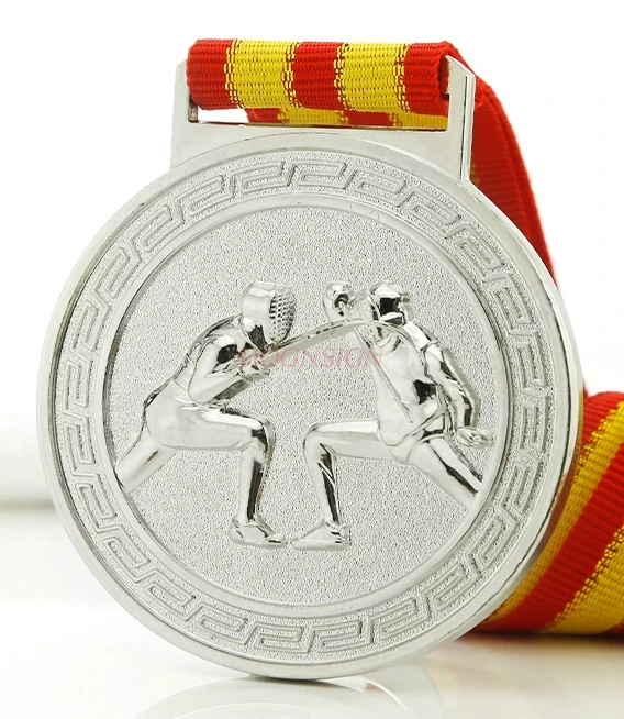 Fencing Sports Club Medal Metal Medal Gold Medal Bronze Medal 2021