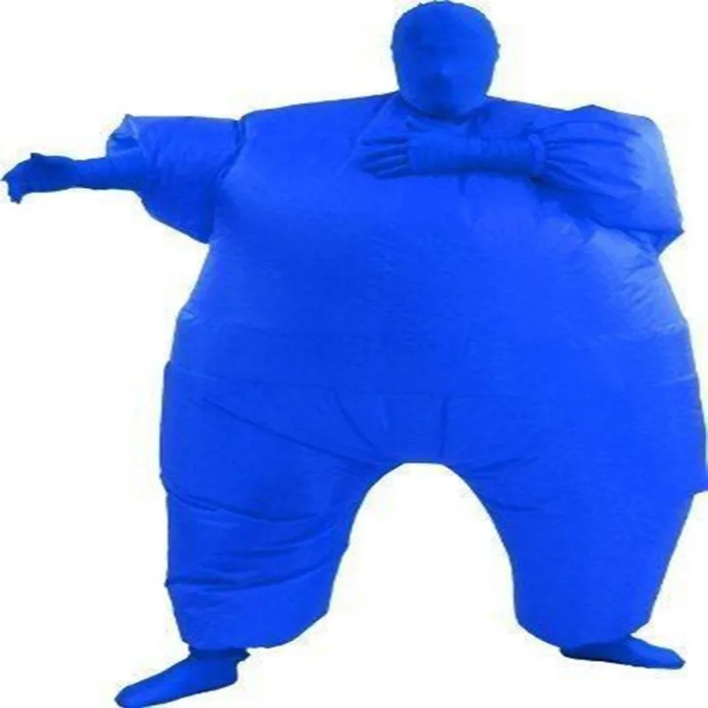 Adult Chub Suit Inflatable Blow Up Color Full Body Costume Jumpsuit Blue Green Red Purple Pink Color Full Body Christmas Cosplay