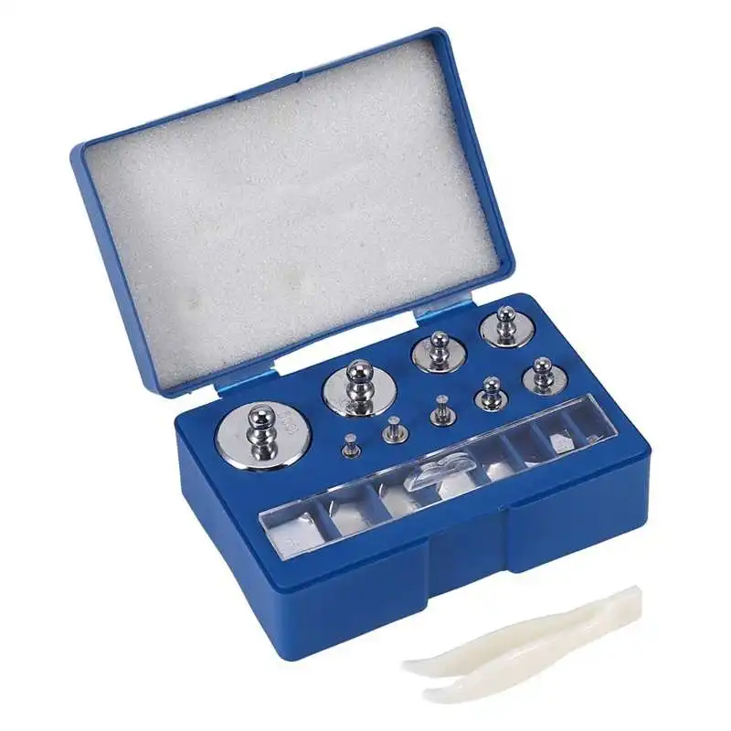 17Pcs 10mg-100g Grams Accurate Calibration Set Plating Scale Weights Set Jewelry Scale Equilibrium Calibration Tool