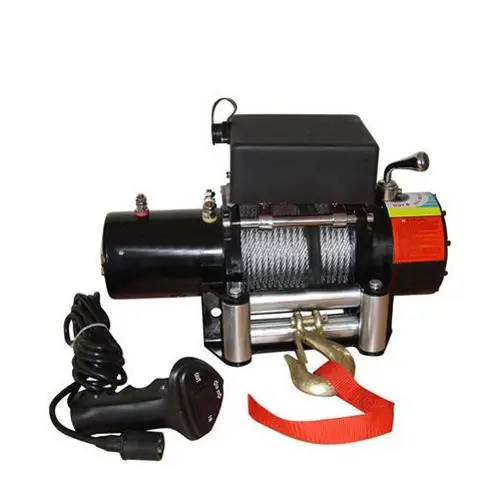 Wotefusi 6000LB Pound Electric Recovery Winch Universal DC 12V Volt Steel Cable Towing