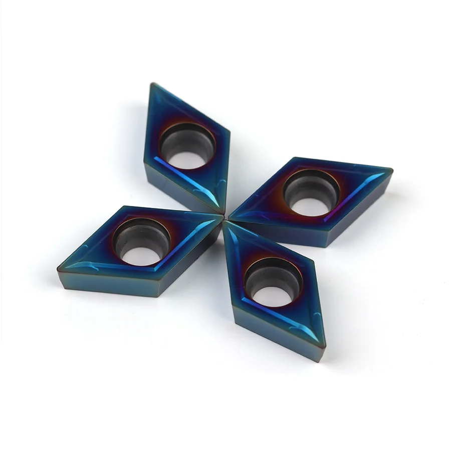 DCMT11T304 nnk9010 Nano Blue lame macchina tornio CNC utensili da tornio inserti da taglio fresa in metallo duro, per ghisa in acciaio