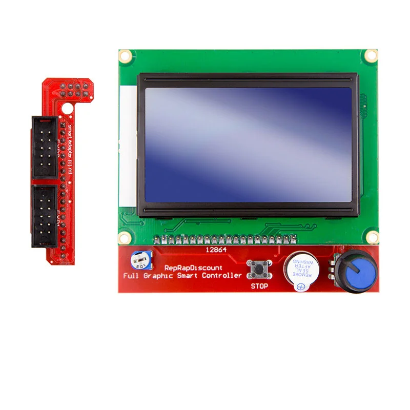 Piezas de impresora 3D para kit arduino, excelente Mega 2560 R3 Mega2560 REV3 + rampas 1,4 controlador + RAMPEN 1,4 LCD 12864 LCD