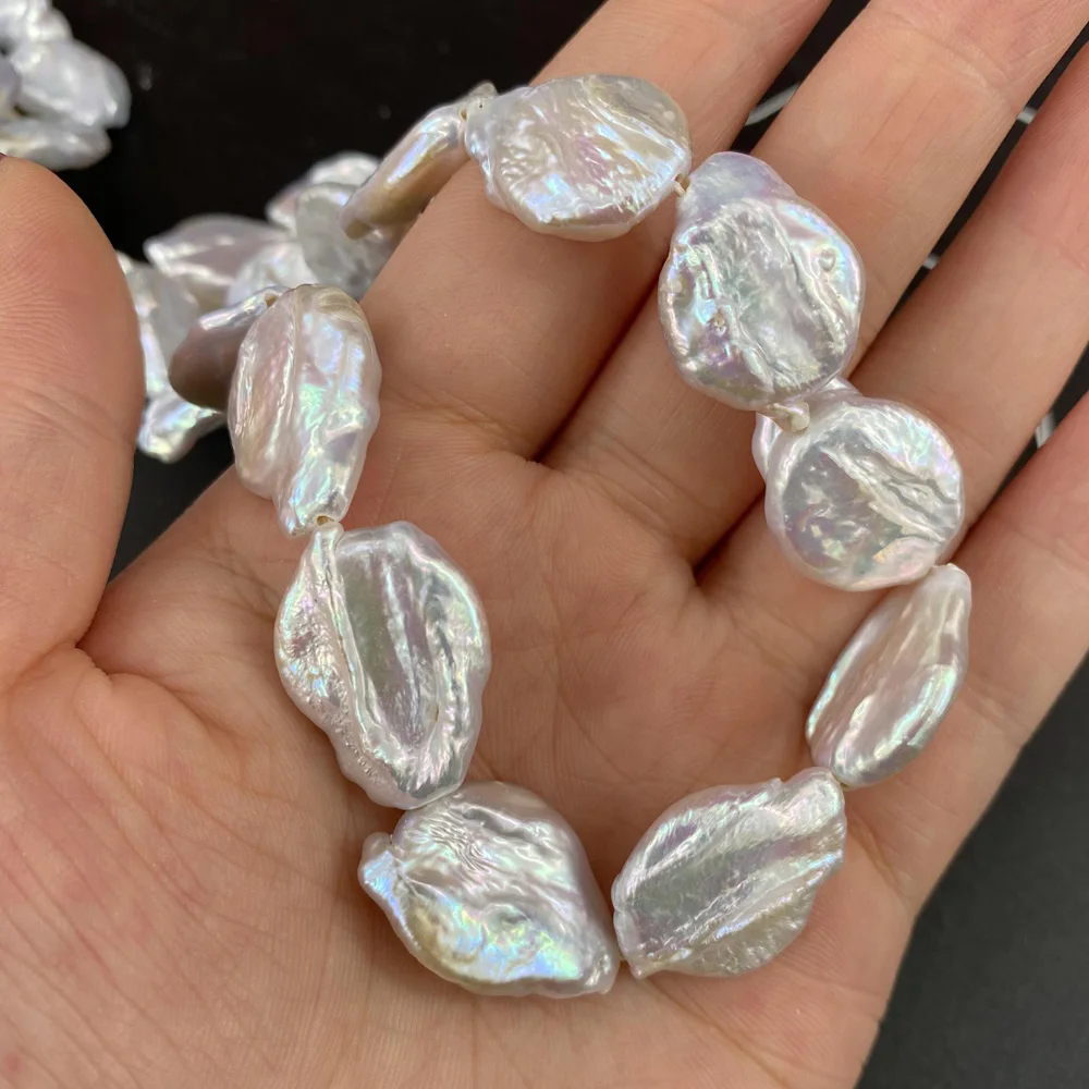 Natural Freshwater Pearl Beads Irregular Shape Baroque Punch Loose Beads For jewelry making DIY necklace bracelet accessories