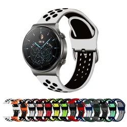 22mm Strap For Huawei GT 2 Pro Silicone Watchband Bracelet Band Wristband For Huawei GT 2 46mm/GT 3 SE/GT Runner 2E Correa