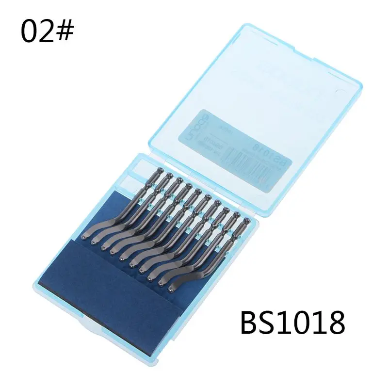 10 PCS Rapid Steel Rotary BS1010 BS1018 BK3010 Plastic Aluminum Corner Crack Deburring Trimming processing To