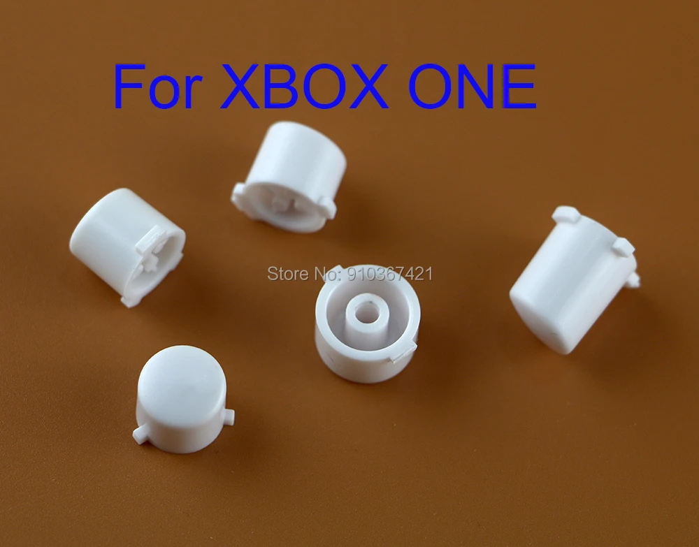 

50sets/lot For Xbox One xboxone Controller Replacement White Black Buttons ABXY Kit + Guide Buttons Accessories Spare Buttons